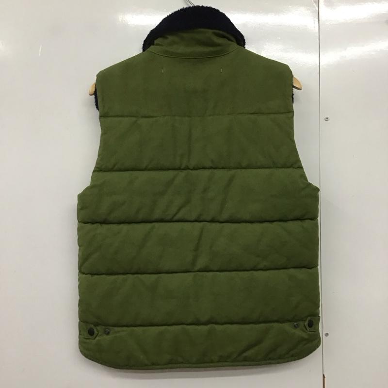 オムニゴッド OMNIGOD ベスト ベスト ジップアップベスト ダウンベスト ノースリーブ 3 無地 緑 / グリーン /  メンズ USED 古着 中古 10140738