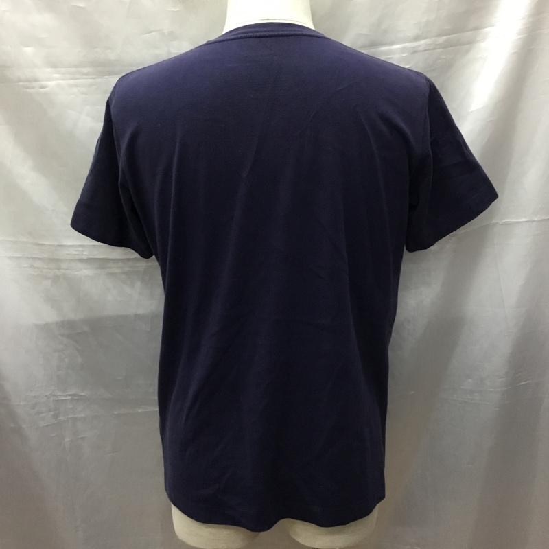 クライミー CRIMIE Tシャツ 半袖 半袖カットソー プリントTシャツ Vネックカットソー M 無地 紺 / ネイビー /  メンズ USED 古着 中古 10114599