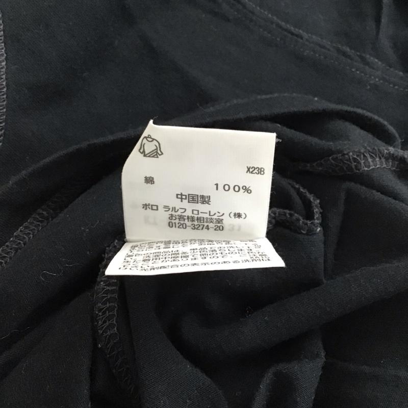 ポロジーンズカンパニー POLO JEANS COMPANY Tシャツ 半袖 KT-WJ-KW-2131 星条旗 クルーネック RALPH LAUREN M  黒 / ブラック /  レディース USED 古着 中古 10133553
