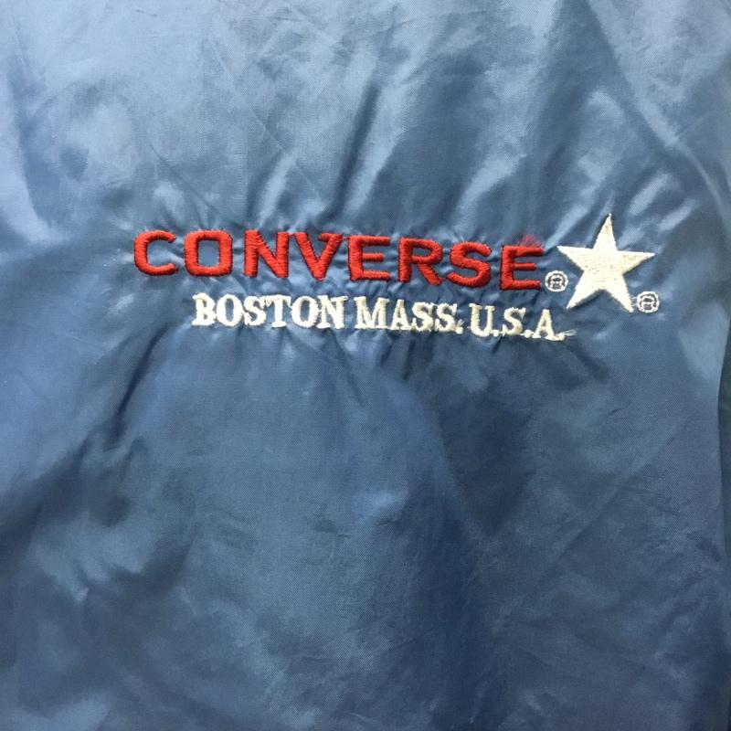 コンバース CONVERSE ジャケット、上着 ジャケット、ブレザー 6140-2662 コーチジャケット L ロゴ、文字 青 / ブルー /  メンズ USED 古着 中古 10118961