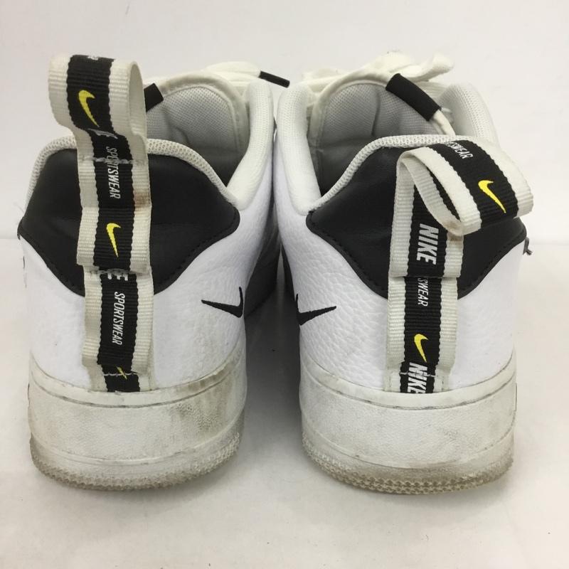 ナイキ NIKE スニーカー スニーカー AJ7747-100 AIR FORCE 1 07 LV8 UTILITY 28cm 28.0cm ワンポイント 白 / ホワイト / X 黒 / ブラック /  メンズ USED 古着 中古 10124398
