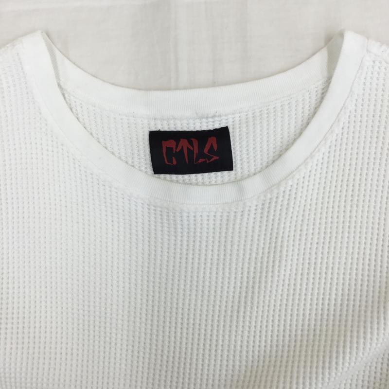 カタリスト CVTVLIST カットソー 長袖 ロゴ、文字 白 / ホワイト /  メンズ USED 古着 中古 10150142