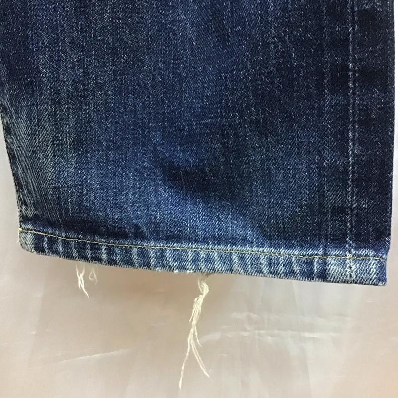 リーバイストラウスアンドコー Levi Strauss & co. パンツ デニム、ジーンズ デニムパンツ ストレートパンツ ワイドパンツ カジュアルパンツ 32インチ 無地 インディゴ / インディゴ /  メンズ USED 古着 中古 10113581