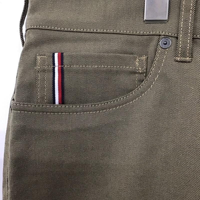 トミーヒルフィガー TOMMY HILFIGER パンツ スラックス 78J1621 ストレッチパンツ 42 無地 カーキ / カーキ /  メンズ USED 古着 中古 10112926