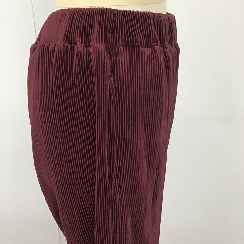 ローリーズファーム LOWRYS FARM ボトムス ボトムス FREE 無地 ボルドー / ボルドー /  レディース USED 古着 中古 10110325