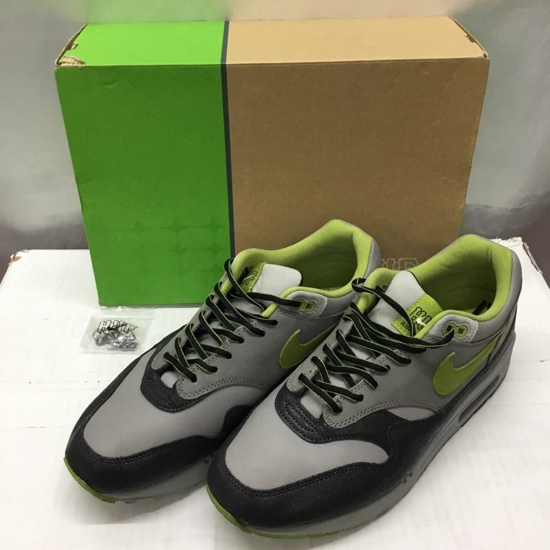 ナイキ NIKE スニーカー スニーカー HF3713-002 AIR MAX 1 SP HUF 29cm 箱有 29.0cm ロゴ、文字 黒 / ブラック / X 灰 / グレー / X カーキ / カーキ /  メンズ USED 古着 中古 10121860