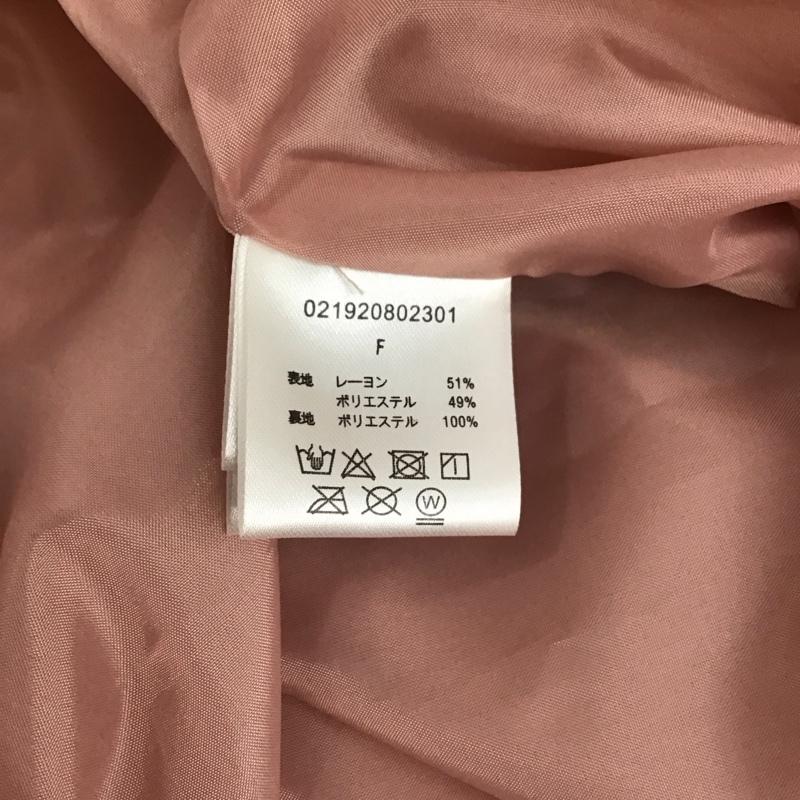 ダズリン dazzlin スカート ロングスカート 021920802301 シアープリーツロングスカート FREE 無地 桃 / ピンク /  レディース USED 古着 中古 10114762