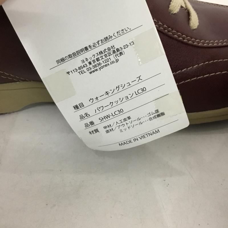 ヨネックス YONEX スニーカー スニーカー SHW-LC30 パワークッション 22.5cm ウォーキングシューズ 箱有 22.5cm ロゴ、文字 ボルドー / ボルドー /  レディース USED 古着 中古 10147936