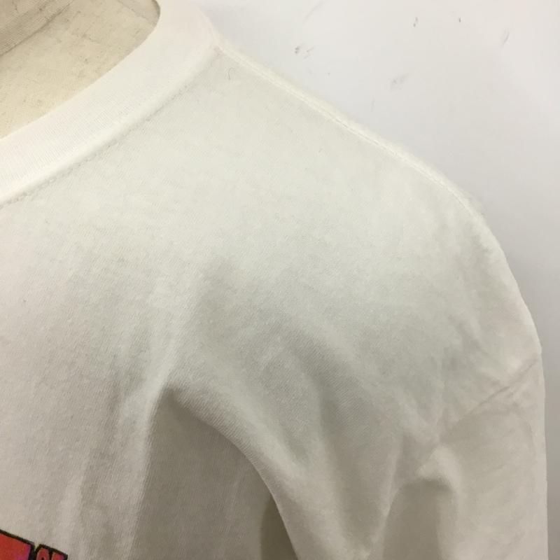 古着 USED Tシャツ 半袖 半袖カットソー プリントTシャツ クルーネックカットソー 古着 XL プリント 白 / ホワイト /  メンズ USED 古着 中古 10120813