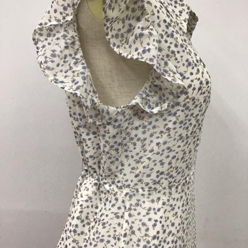 マジェスティックレゴン MAJESTIC LEGON ワンピース ロングスカート 1013066334 上品プチフリルワンピース M 花柄 白 / ホワイト /  レディース USED 古着 中古 10115890