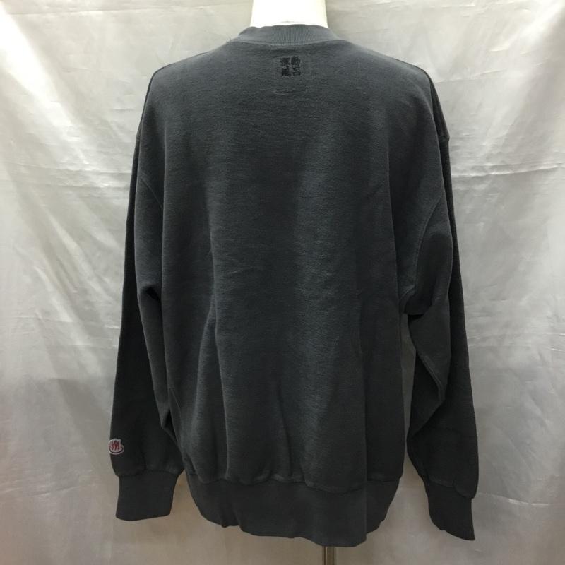 フリークスストア FREAK S STORE トレーナー 長袖 223-1222 スウェット 長袖トレーナー クルーネック XL ロゴ、文字 灰 / グレー /  メンズ USED 古着 中古 10121499