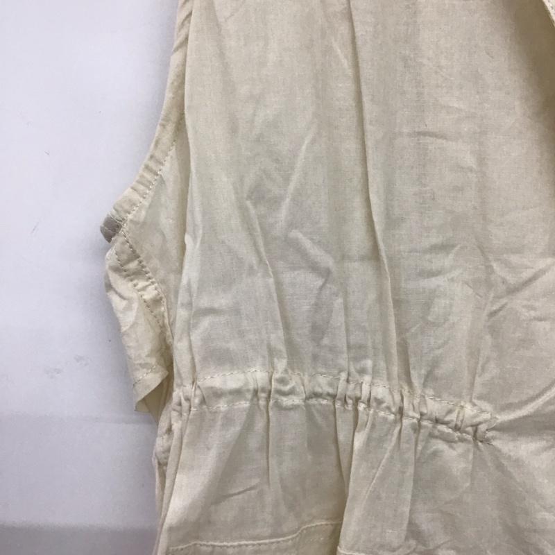 アズールバイマウジー AZUL BY MOUSSY ベスト ベスト 250hsm30-287c ドロストリングシアーベスト ノースリーブカットソー FREE 無地 白 / ホワイト /  レディース USED 古着 中古 10142693