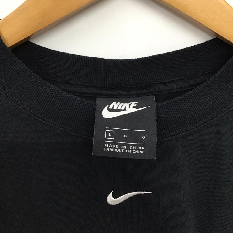 ナイキ NIKE Tシャツ 半袖 L ロゴ、文字 黒 / ブラック /  レディース USED 古着 中古 10150813
