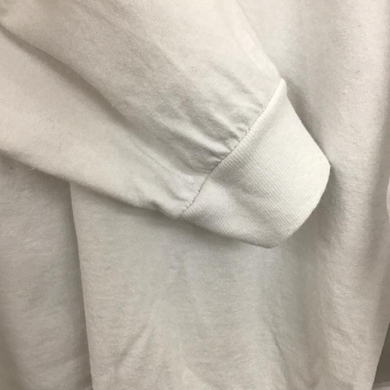 ワコマリア WACKO MARIA Tシャツ 長袖 24SS-WMT-LT01 LONG SLEEVE T-SHIRT L ロゴ、文字 X 刺繍 白 / ホワイト /  メンズ USED 古着 中古 10134811