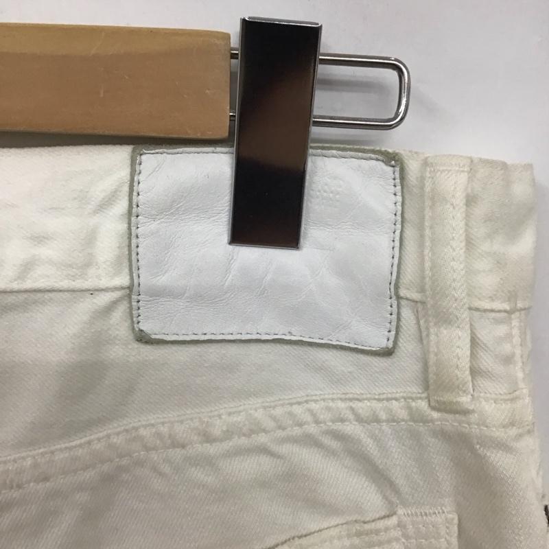 ロンハーマン Ron Herman パンツ デニム、ジーンズ デニムパンツ スリムパンツ ダメージジーンズ 28インチ ダメージ加工 白 / ホワイト /  メンズ USED 古着 中古 10117848