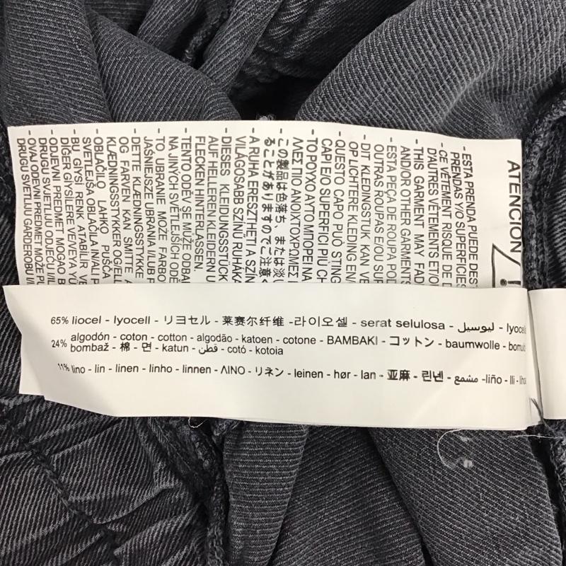 ザラ ZARA パンツ スラックス S 無地 チャコールグレー / チャコールグレー /  レディース USED 古着 中古 10123434