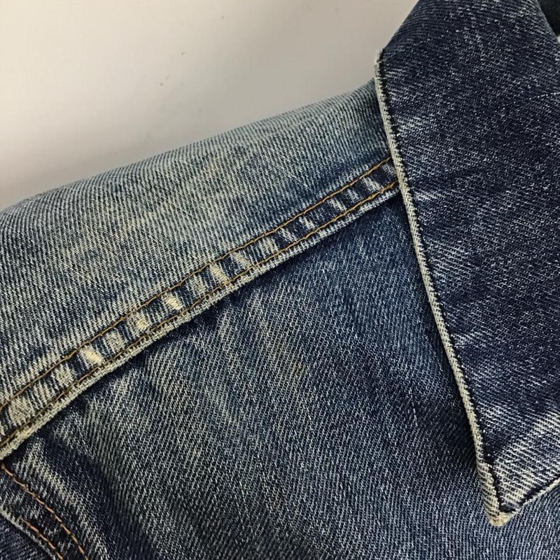 リーバイス Levi s ジャケット、上着 ジャケット、ブレザー デニムジャケット カラージャケット 長袖ジャケット ブルゾン Gジャン 無地 インディゴ / インディゴ /  メンズ USED 古着 中古 10124201
