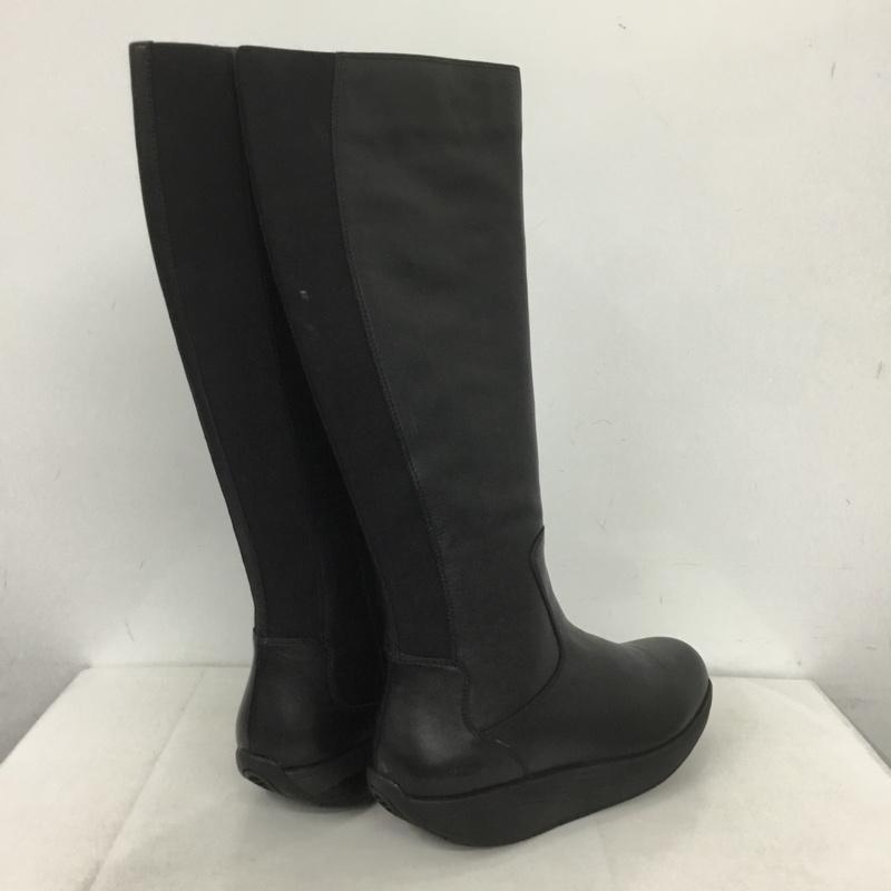 古着 USED ブーツ ロングブーツ MBT 700986 UK7 箱有 US：10 無地 黒 / ブラック /  メンズ USED 古着 中古 10143555