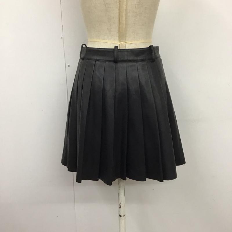 ザラ ZARA スカート ミニスカート ミニスカート フレアスカート カジュアルスカート プリーツスカート XS 無地 黒 / ブラック /  レディース USED 古着 中古 10124137