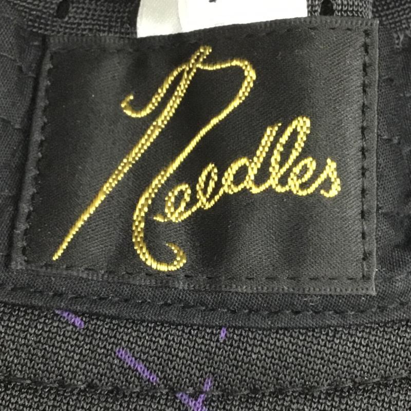 ニードルス Needles 帽子 ハット needles × DC SHOES ニードルズ　MR610 FREE ロゴ、文字 X 刺繍 黒 / ブラック / X 紫 / パープル /  メンズ USED 古着 中古 10120974