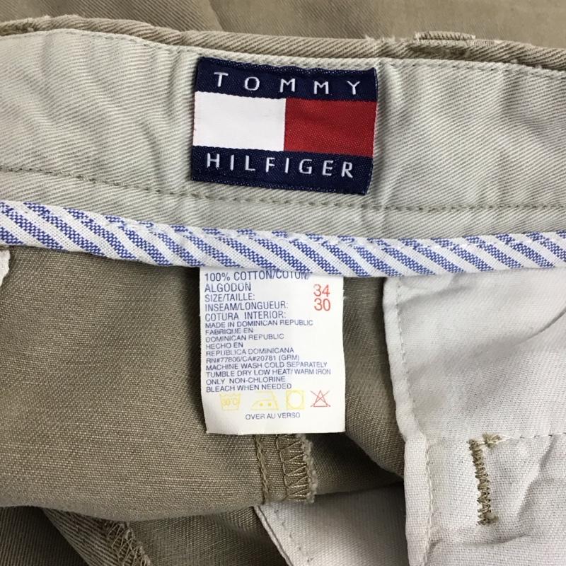 トミーヒルフィガー TOMMY HILFIGER パンツ チノパン 34 無地 ベージュ / ベージュ /  メンズ USED 古着 中古 10113931
