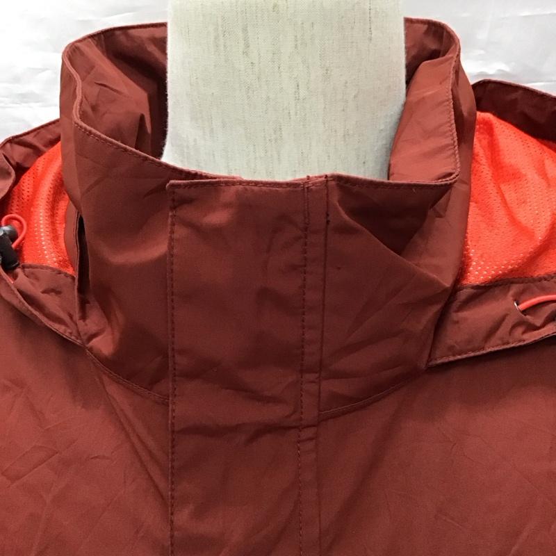 エディーバウアー Eddie Bauer ジャケット、上着 ジャケット、ブレザー 長袖ジップアップジャケット ジップアップパーカー ナイロンジャケット XL ロゴ、文字 えんじ / ワインレッド /  メンズ USED 古着 中古 10118536