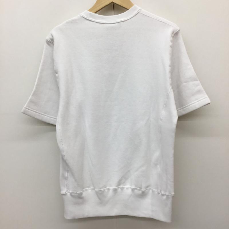 チャンピオン Champion トレーナー 半袖 M 無地 白 / ホワイト /  メンズ USED 古着 中古 10140935