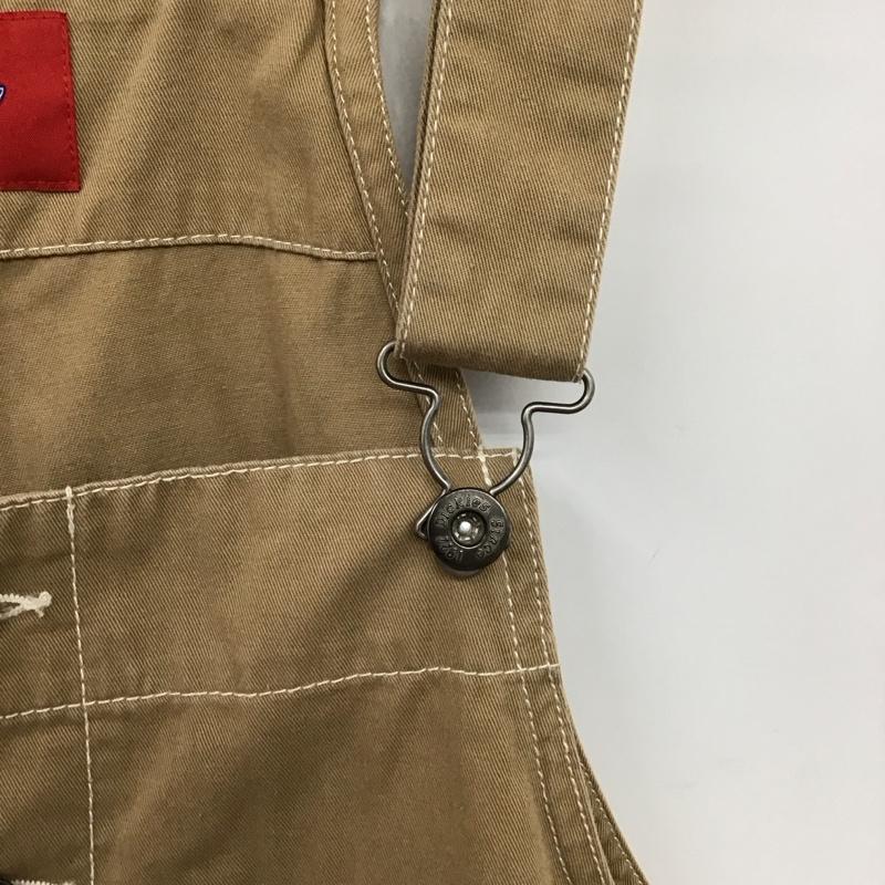 ディッキーズ Dickies サロペット・オーバーオール サロペット、オーバーオール オーバーオール つなぎ オールインワン L 無地 ベージュ / ベージュ /  レディース USED 古着 中古 10149340