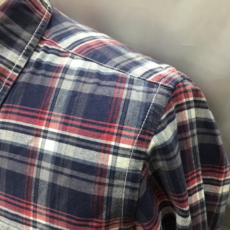 ザ ショップ ティーケー THE SHOP TK シャツ、ブラウス 長袖 長袖シャツ カラーシャツ ポケットシャツ 長袖カットソー チェックシャツ S チェック マルチカラー / マルチカラー /  メンズ USED 古着 中古 10116160