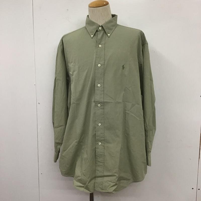 ラルフローレン RALPHLAUREN シャツ、ブラウス 長袖 長袖シャツ ボタンダウンシャツ カラーシャツ カジュアルシャツ メンズ USED 古着 中古 10107097