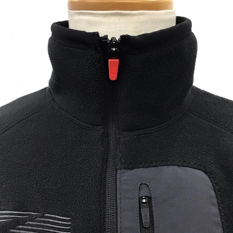 ナイキ NIKE カットソー 長袖 dm1284-010 クォータージップL/Sトップ フリースプルオーバー S ロゴ、文字 黒 / ブラック /  メンズ USED 古着 中古 10120051