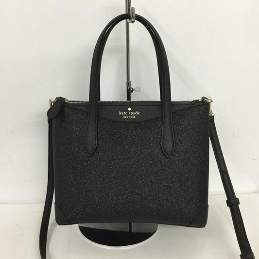 ケイトスペード Kate Spade ハンドバッグ ハンドバッグ ショルダーバッグ 2WAY ラメ K4625 ロゴ、文字 黒 / ブラック /  レディース USED 古着 中古 10128989