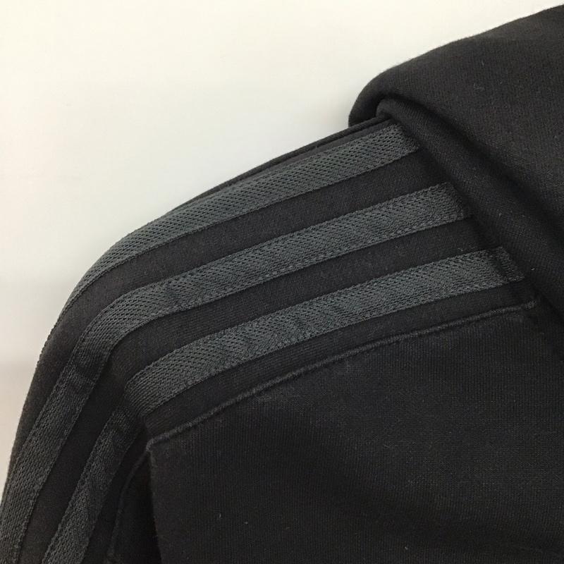 アディダス adidas パーカー 長袖 EC7305 Tech Pullover Hoodie Skateboarding 裏起毛 ロゴ、文字 黒 / ブラック /  メンズ USED 古着 中古 10143787