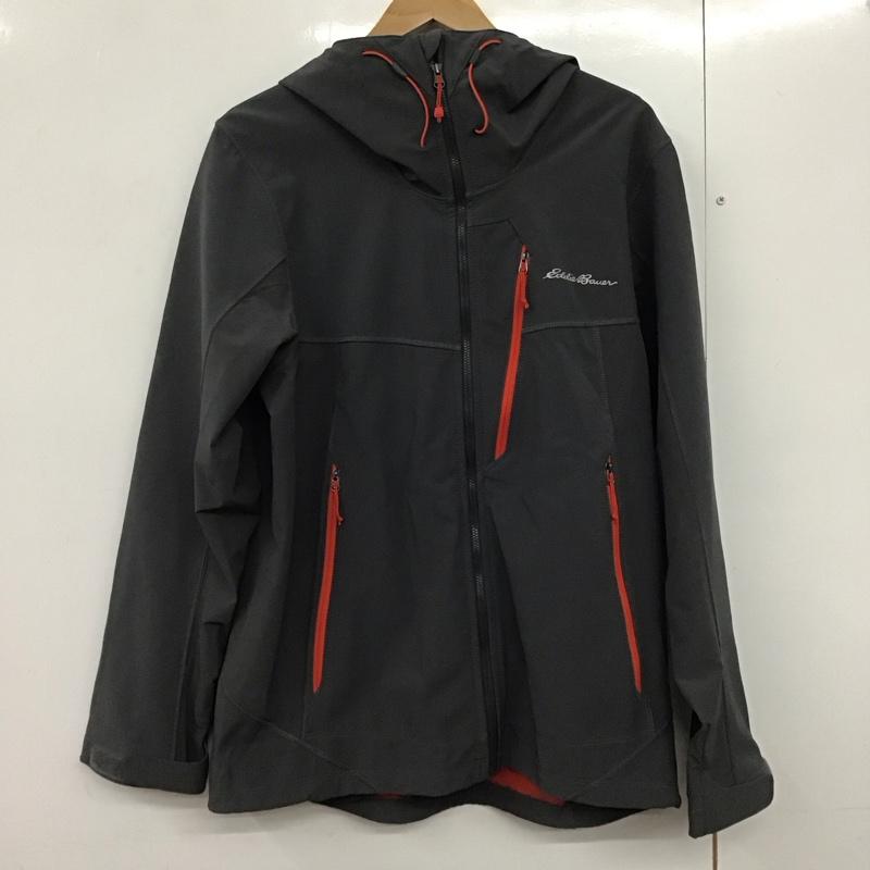 エディーバウアー Eddie Bauer ジャケット、上着 ジャンパー、ブルゾン M プリント X ロゴ、文字 灰 / グレー /  メンズ USED 古着 中古 10141173