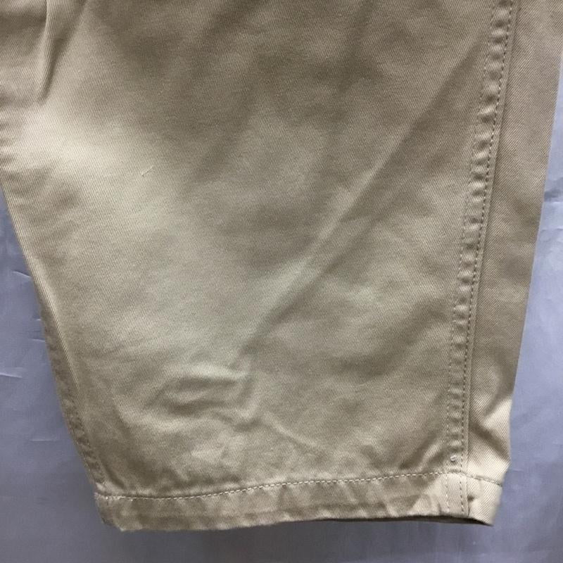 エディフィス EDIFICE パンツ チノパン チノパン カジュアルパンツ ワイドパンツ ストレートパンツ L 無地 ベージュ / ベージュ /  メンズ USED 古着 中古 10121613