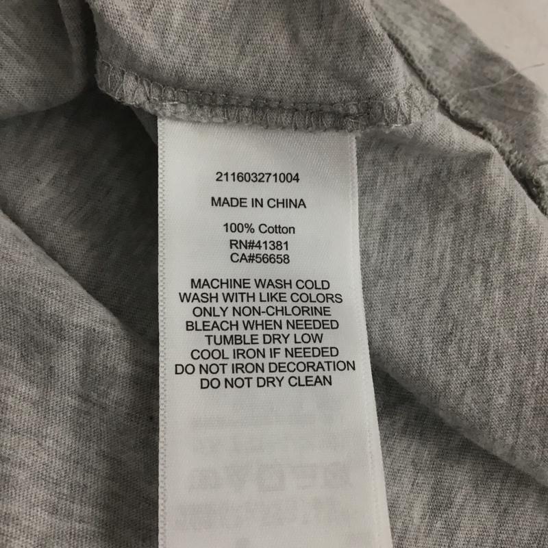 ポロラルフローレン POLO RALPH LAUREN Tシャツ 半袖 半袖カットソー プリントTシャツ Vネックカットソー L ロゴ、文字 灰 / グレー /  レディース USED 古着 中古 10145378