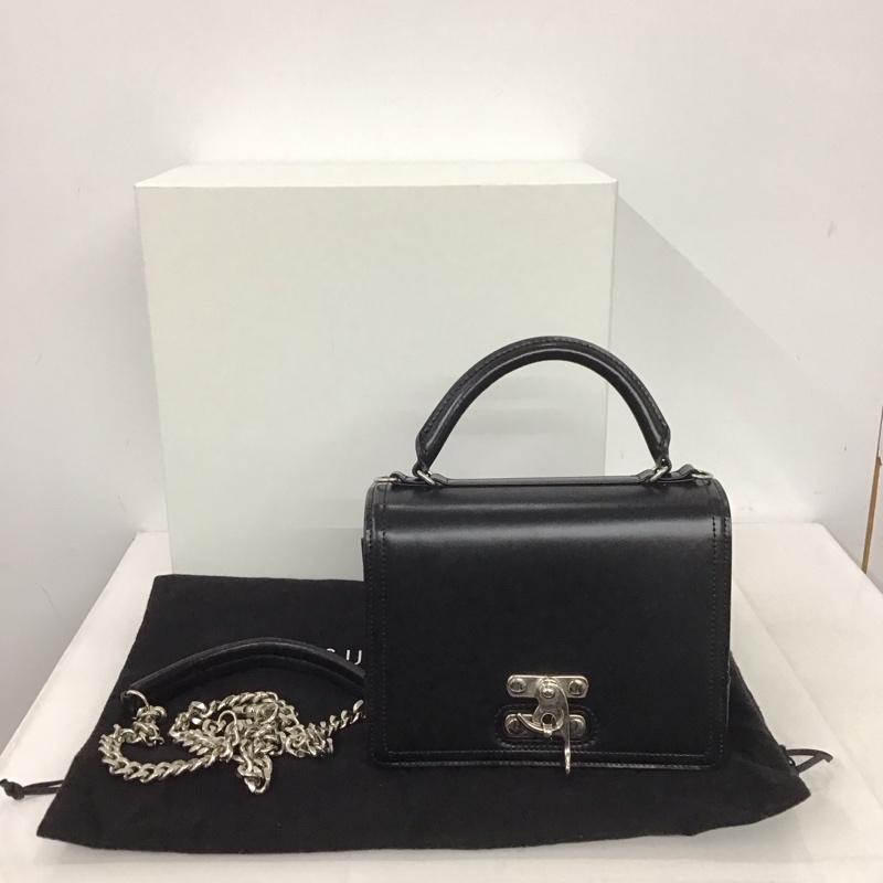サブレーションズ SUBLATIONS ハンドバッグ ハンドバッグ ACCORDION BAG ショルダーバッグ 2WAY 箱有 無地 黒 / ブラック /  メンズ USED 古着 中古 10139346