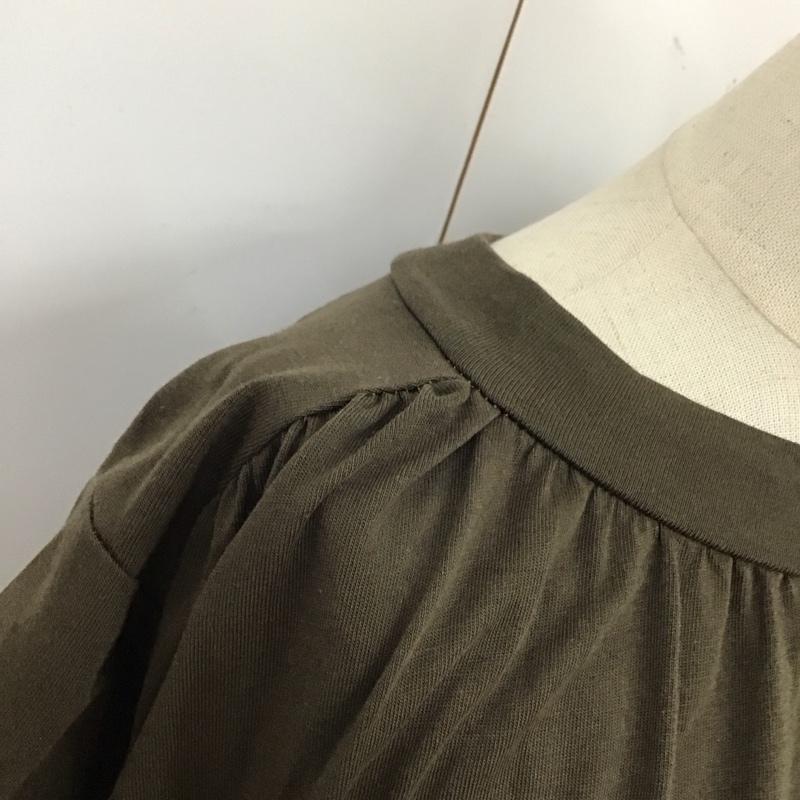 ジャーナルスタンダード JOURNAL STANDARD ワンピース ロングスカート 半袖ロングワンピース フレアスカート クルーネック 無地 茶 / ブラウン /  レディース USED 古着 中古 10119484
