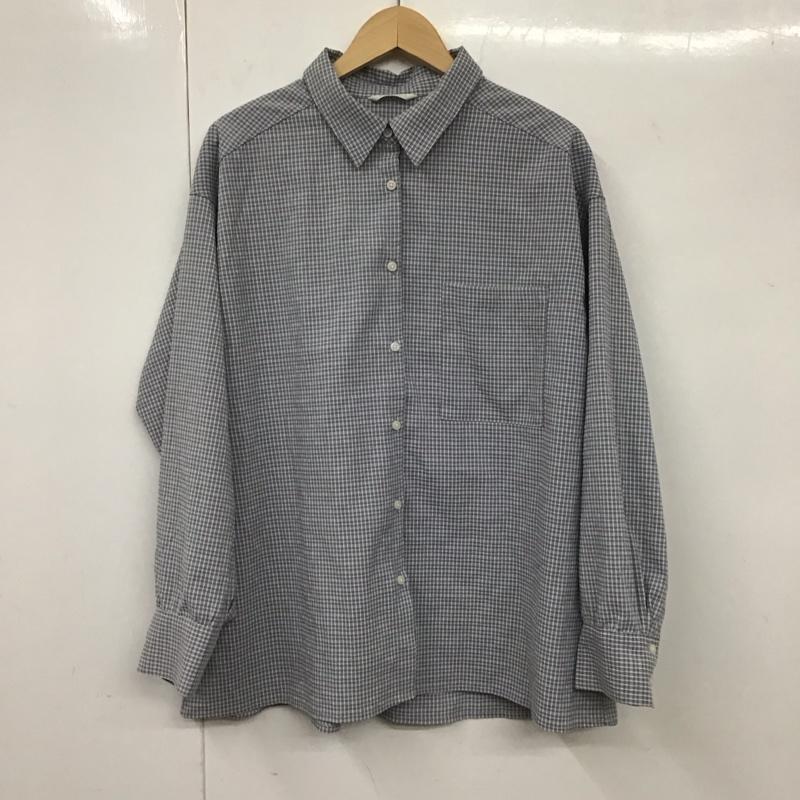 エヘカソポ ehka sopo シャツ、ブラウス 長袖 FREE チェック マルチカラー / マルチカラー /  レディース USED 古着 中古 10131036