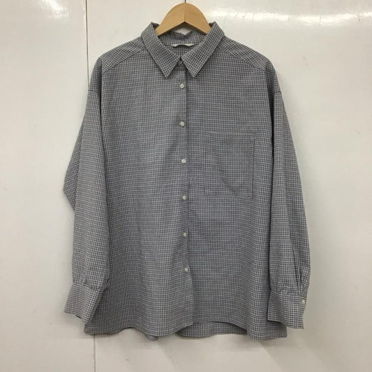 エヘカソポ ehka sopo シャツ、ブラウス 長袖 FREE チェック マルチカラー / マルチカラー /  レディース USED 古着 中古 10131036