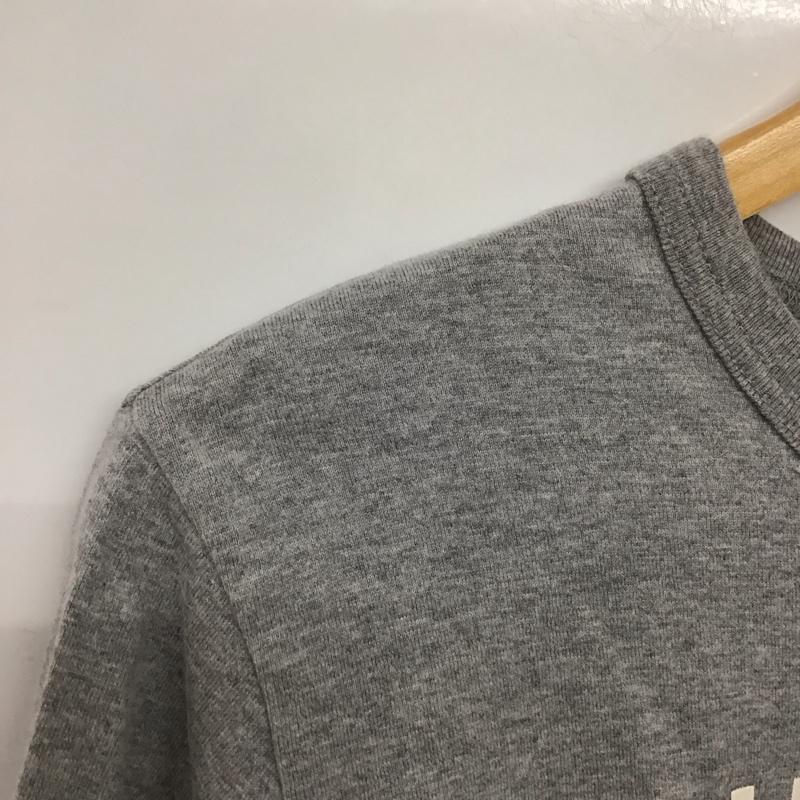 ピンクハウス PINK HOUSE Tシャツ 長袖 M 無地 X ロゴ、文字 灰 / グレー /  レディース USED 古着 中古 10143379