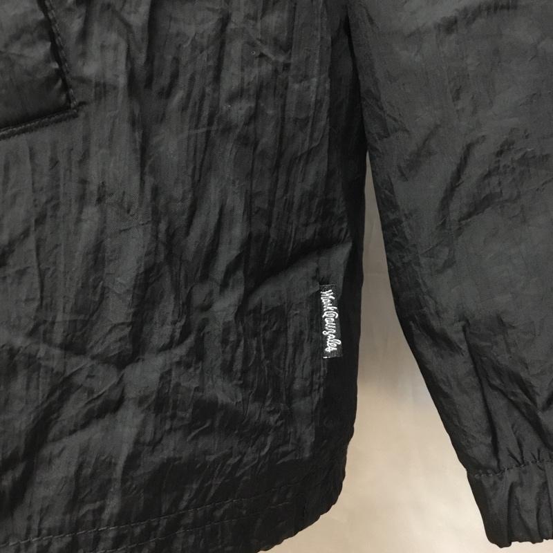 マーク・ゴンザレス Mark Gonzales ジャケット、上着 ジャケット、ブレザー ナイロンジャケット カラージャケット アウター 前ボタン L ロゴ、文字 黒 / ブラック /  メンズ USED 古着 中古 10121073