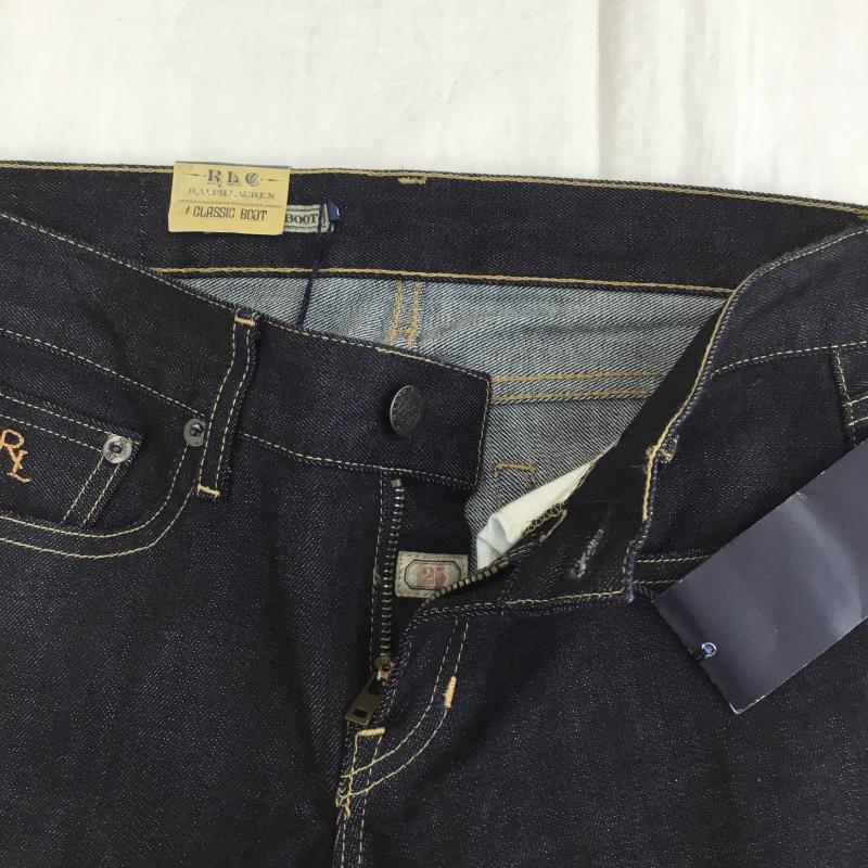 ローレンラルフローレン LAUREN RALPH LAUREN パンツ デニム、ジーンズ 26インチ ロゴ、文字 インディゴ / インディゴ /  レディース USED 古着 中古 10134151