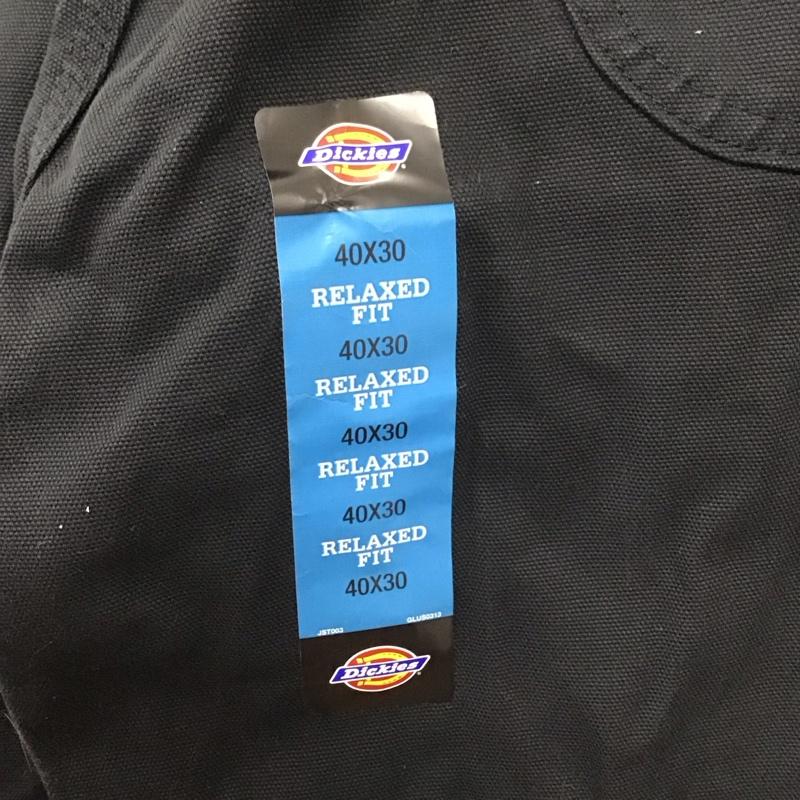 ディッキーズ Dickies パンツ ワークパンツ、ペインターパンツ ワークパンツ ワイドパンツ カジュアルパンツ 40 無地 黒 / ブラック /  メンズ USED 古着 中古 10110443