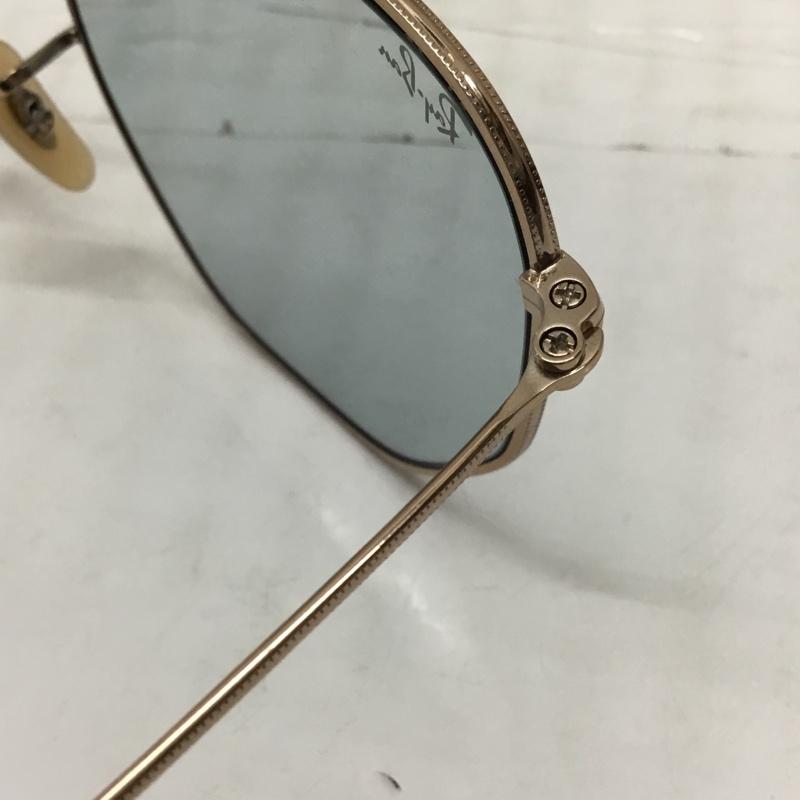 レイバン Ray-Ban めがね・サングラス サングラス RB3548-N 9131 0Y HEXAGONAL EVOLVE FLAT LENSES ロゴ、文字 金 / ゴールド /  メンズ USED 古着 中古 10111052