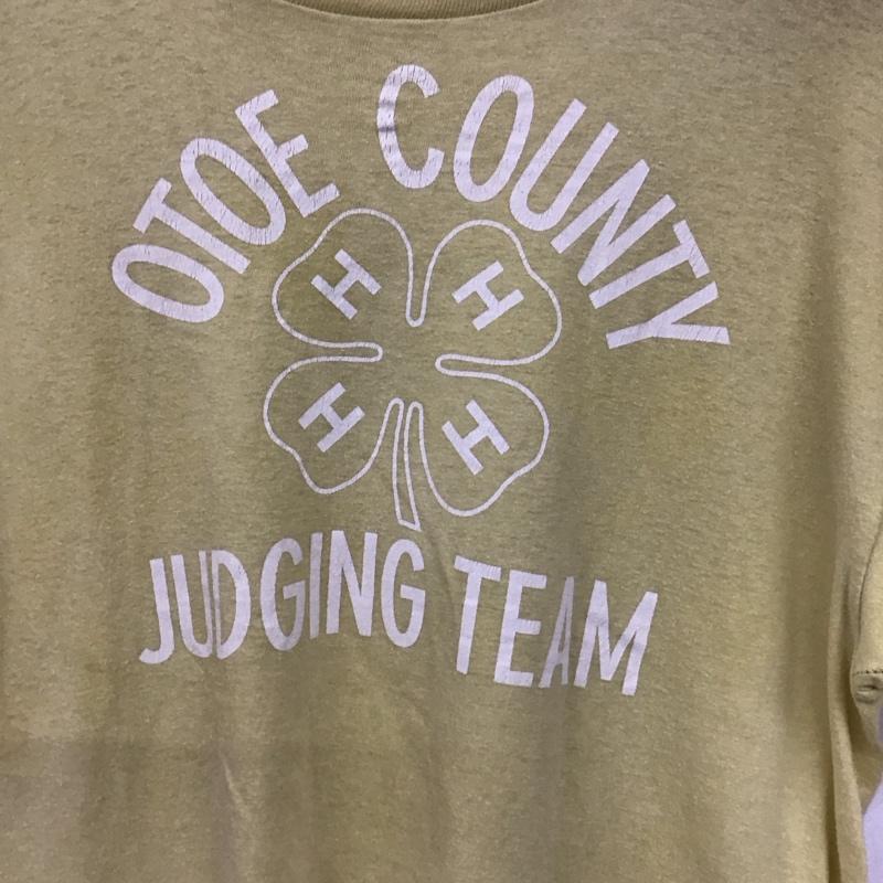 チャンピオン Campion Tシャツ 半袖 XL ロゴ、文字 X プリント 黄 / イエロー /  メンズ USED 古着 中古 10130882