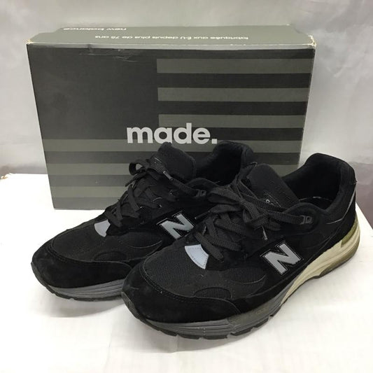 ニューバランス New Balance スニーカー スニーカー M992BL USA製 28cm 箱有 28.0cm ロゴ、文字 黒 / ブラック /  メンズ USED 古着 中古 10121227