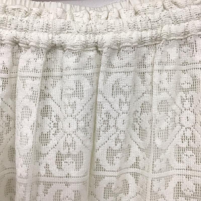 ニコアンド niko and... スカート ロングスカート NKN33501RM 2way レイヤードレーススカート FREE 無地 白 / ホワイト /  レディース USED 古着 中古 10131823