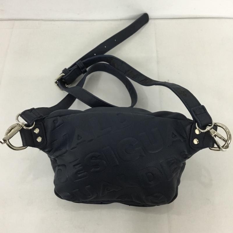 デシグアル Desigual ウエストバッグ ウエストバッグ 型押し ロゴ、文字 紺 / ネイビー /  レディース USED 古着 中古 10130792