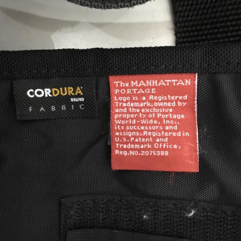 マンハッタンポーテージ Manhattan Portage メッセンジャーバッグ メッセンジャーバッグ ショルダーバッグ ロゴ、文字 黒 / ブラック /  メンズ USED 古着 中古 10144897